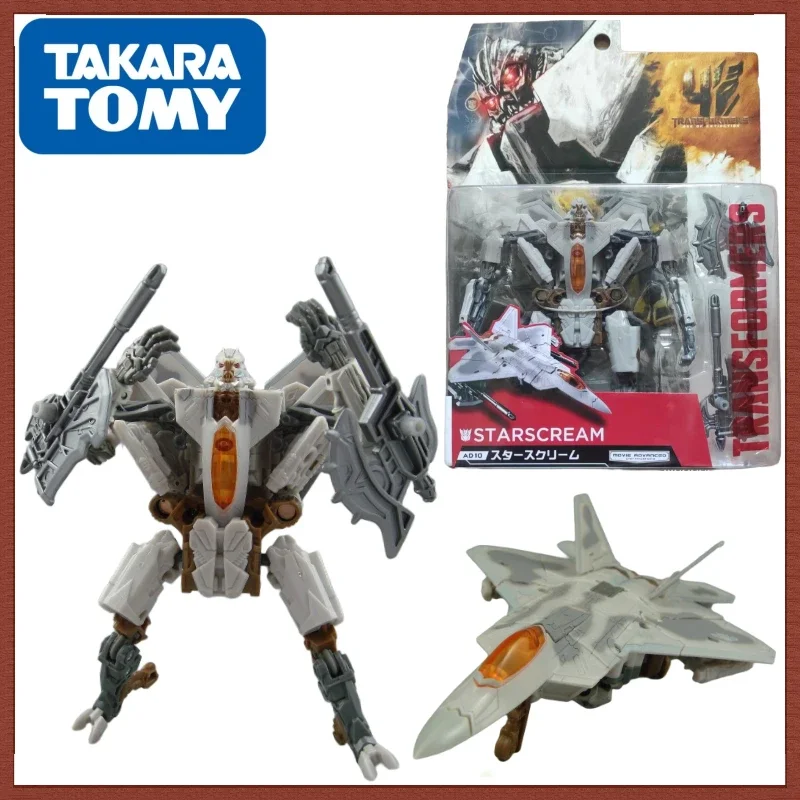 

In Stock Takara Tomy Transformers Movie 4 AOE AD Series AD-10 D-Class Starscream Robot Anime Action Model Toys Gift