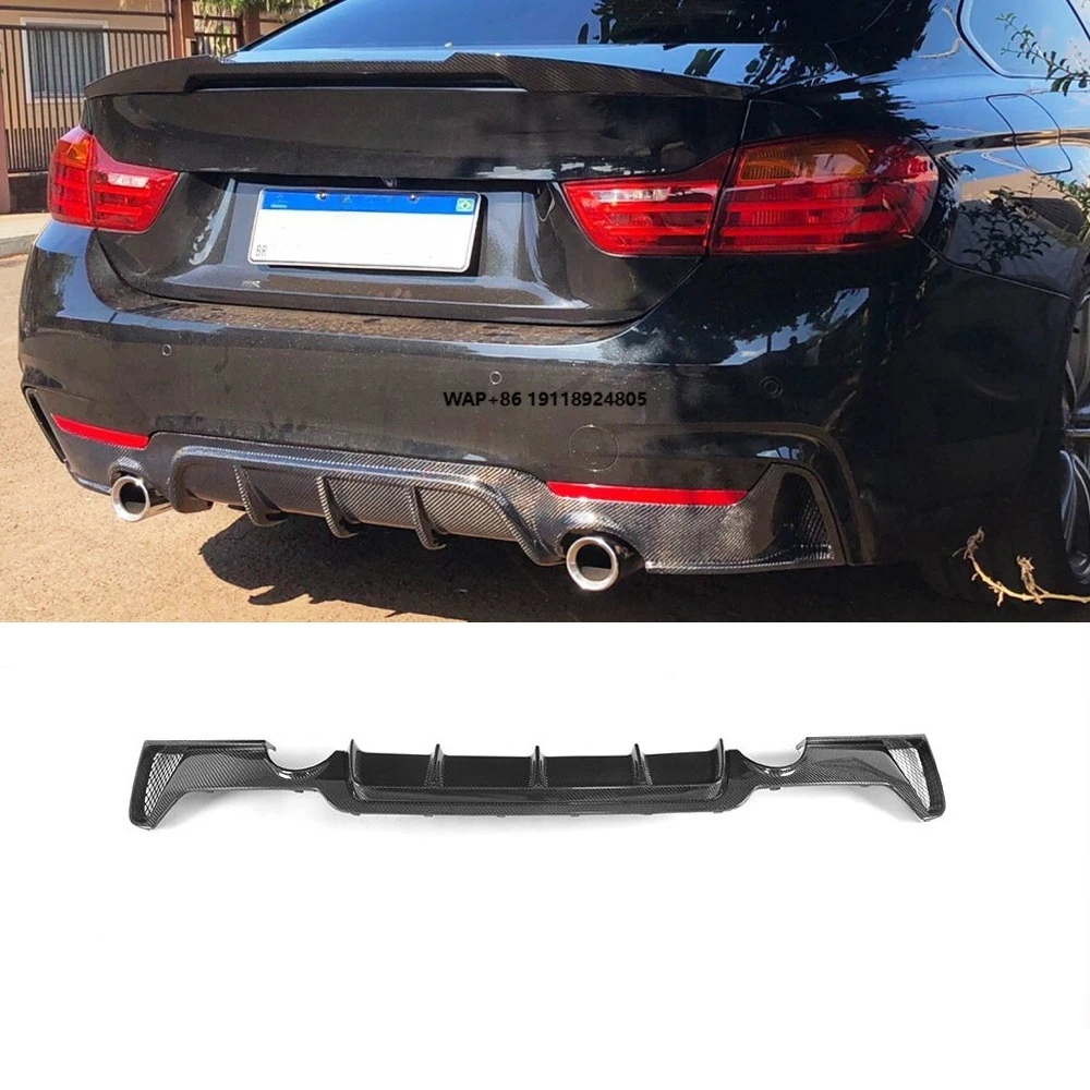 

Carbon Fiber Rear Diffuser Lip for F32 F33 F36 435i 440i M Sport 14-17
