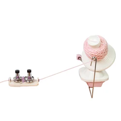 Yarn Winder with Yarn Blended Portable For Cotton Yarn Guide Thread Balls Making Fiber Wool Manual Handheld Winding Machine
