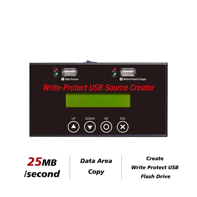 1-1 USB ถ่ายทอดป้องกัน Duplicator ข้อมูล Copy USB Clone