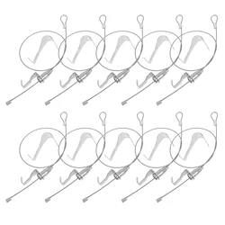 10 Sets Frame Picture Hanging Kit With Wire Rail Hook White Frames For Wall Hooks System Home Picture Display Hanging Wire Hooks