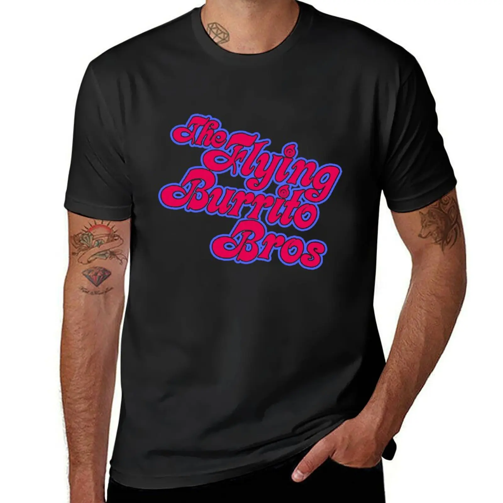 The Byrds Mr Tambourine - The Flying Burrito Bros 5 classic T-shirt anime clothes Men's t shirts