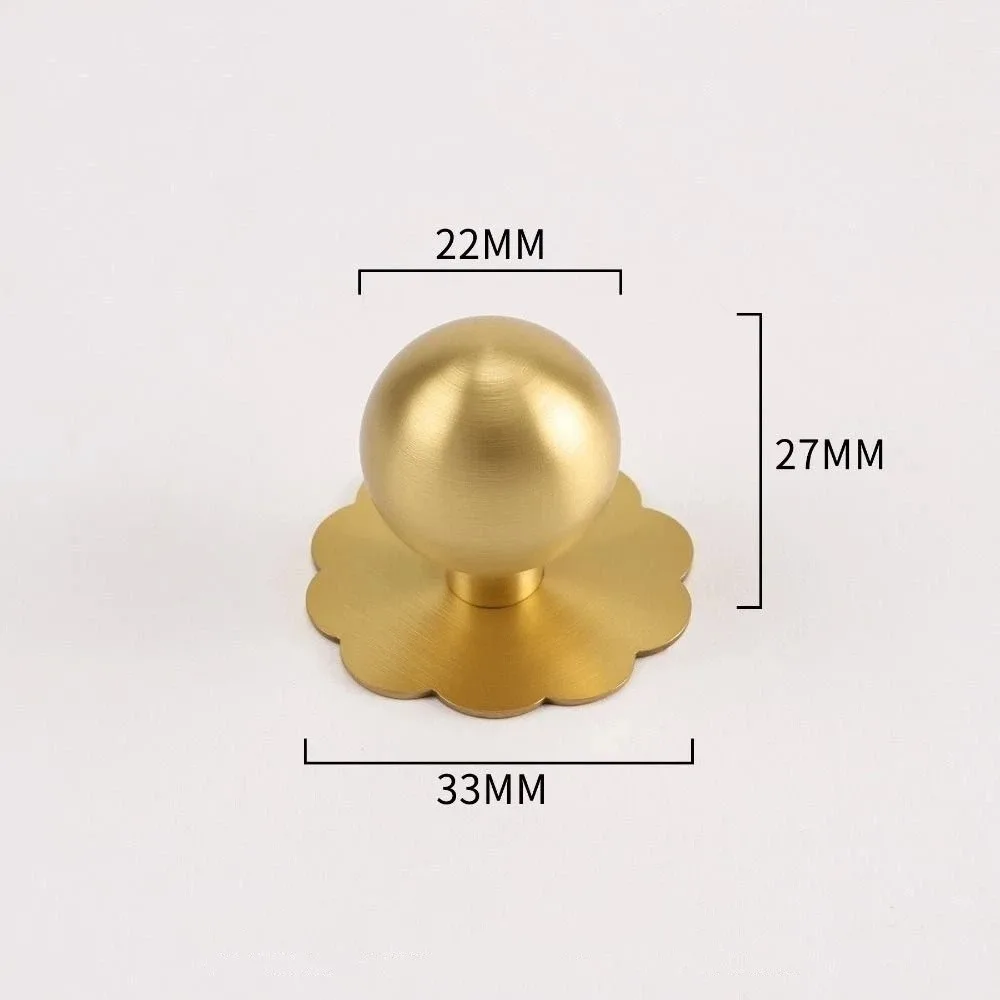 Modern Minimalist Brass Drawer Backplates Premium Brass Sturdy Structure Cabinet Pulls Sophisticated Appearance Smooth Surface
