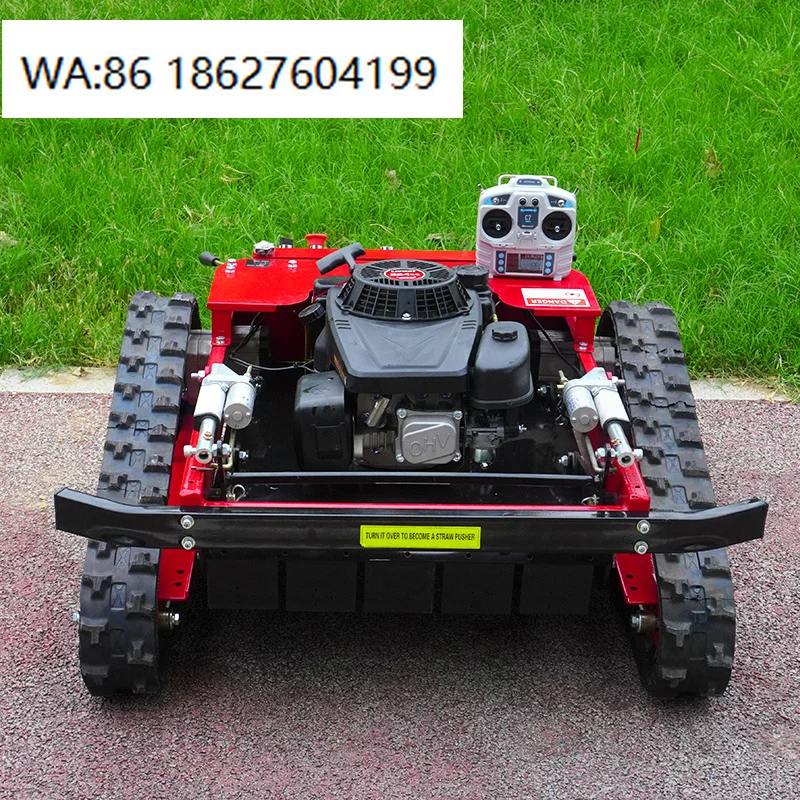 

New Industrial Grade Remote Control Lawn Mower 225cc Engine Rc Professional Commercial Garden Equipment