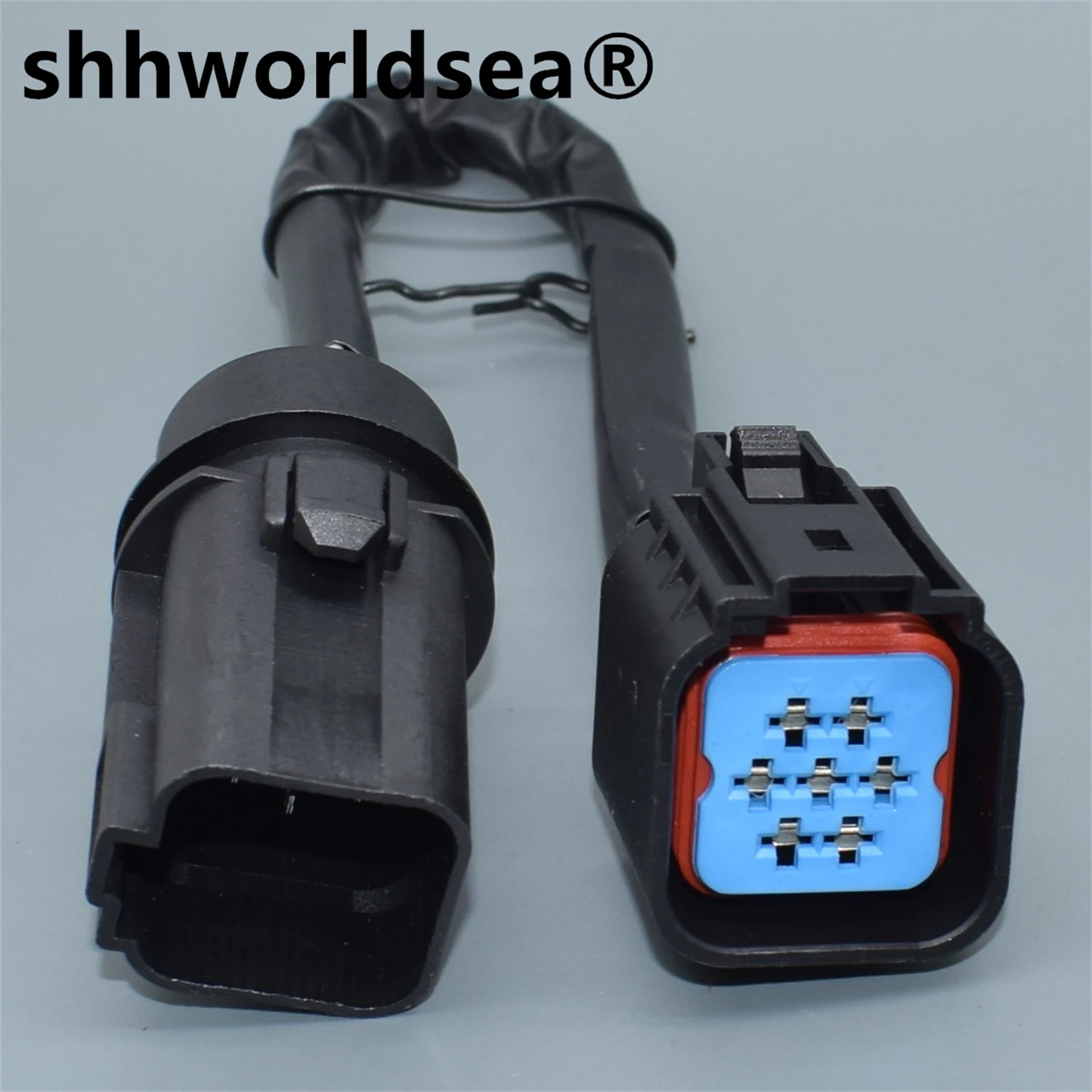 shhworldsea  7 Pin Automobile Female Male Plug Waterproof Motor Connector for VW Jacket With Terminal DJ7075-3.5-21