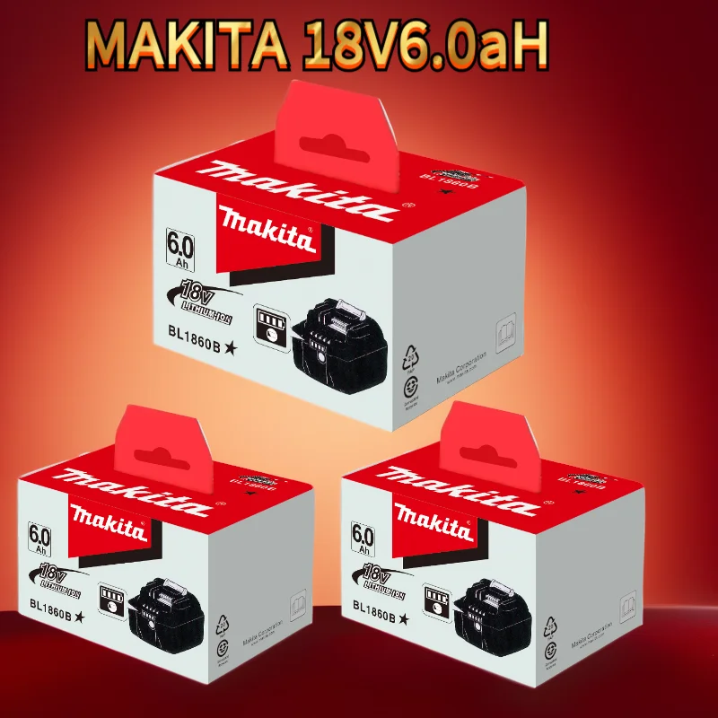 ✅👑👑100% Genuine 18V Makita 6Ah/5Ah for Makita Battery BL1840 BL1830B BL1850B BL1850 BL1860 BL1815 Re