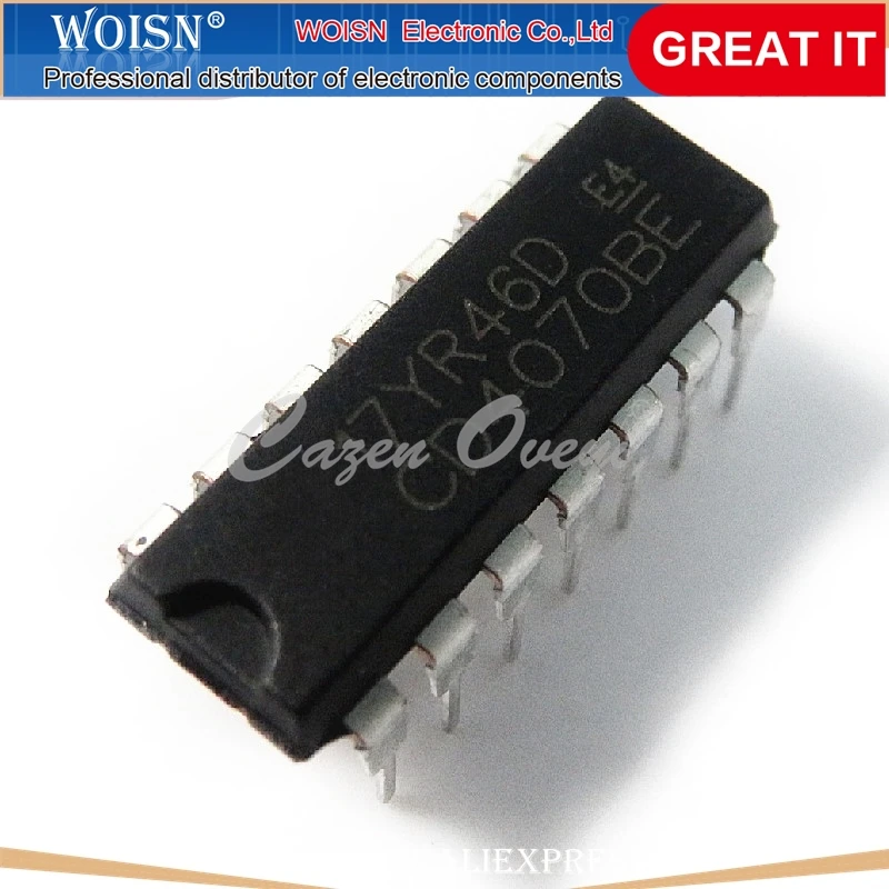 Circuit Board Parts TC4001BP TC4001 TC4069UBP TC4069 CD4070BE CD4070 DIP-14