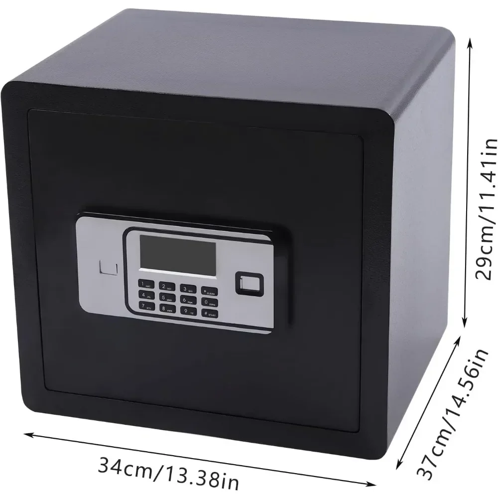 Money Digital Safe Box 1.4 cu.ft Cabinet Home Office Security Box with Key Lock Fireproof Safe Box For Home
