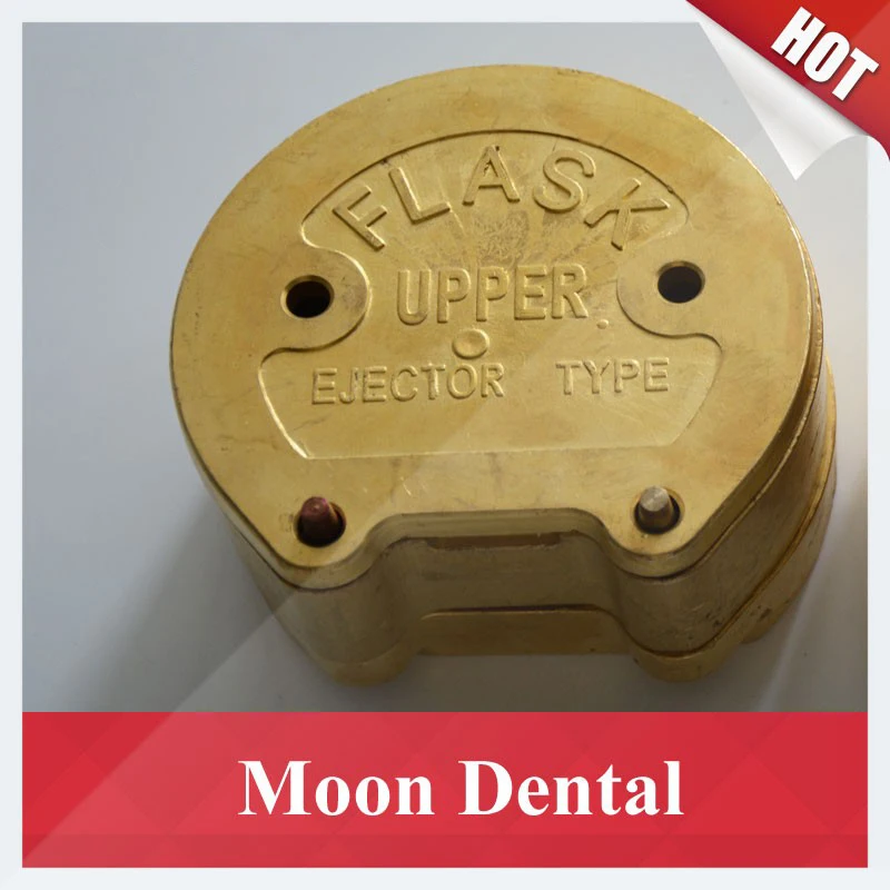 Popular 1 Piece New Style Upper/Lower Brass Denture Flask Tooth Boiled Box for Dental Lab Equipment Dental Pressure Polymerizer