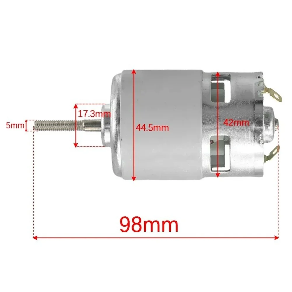 21V DC Motor RS755 Motor Rotor Replacement Part FOR Battery Grass Trimmer Power Tool 9.8x4.45x4.2cm Motor Rotor