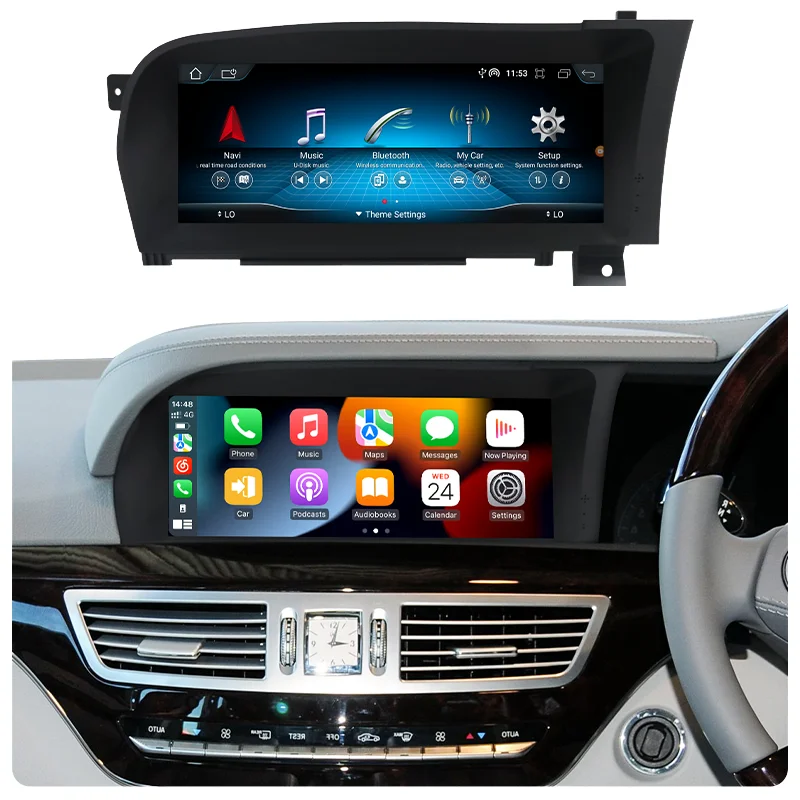 

Krando 10.25'' RHD Android Car Head Unit For Mercedes Benz S W221 W216 CL 2005-2013 Car Multimedia Wireless Carplay Auto Stereo