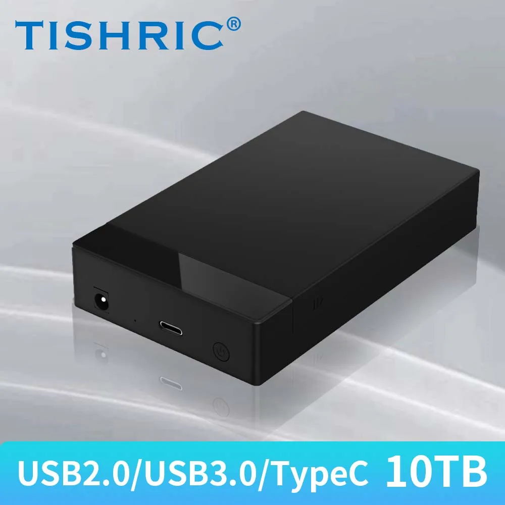 TISRHIC HDD Case External Hard Drive Enclosure 3.5