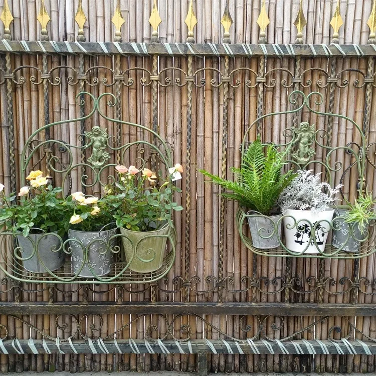 Foreign trade original order factory direct sales Amazon explosion European wrought iron old courtyard potted plants hanging