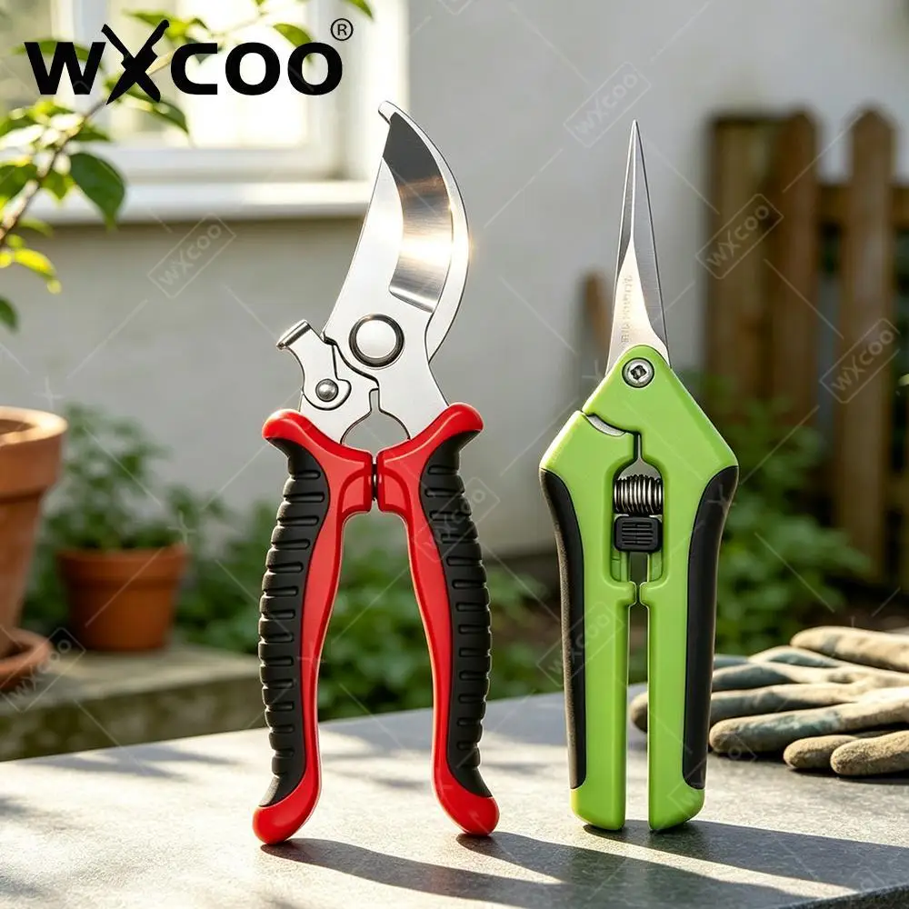 Heavy-duty Sharp Stainless Steel Blades Garden Pruning Shears Labor-saving Perfect for Trimming Fruit Trees Branches Flowers