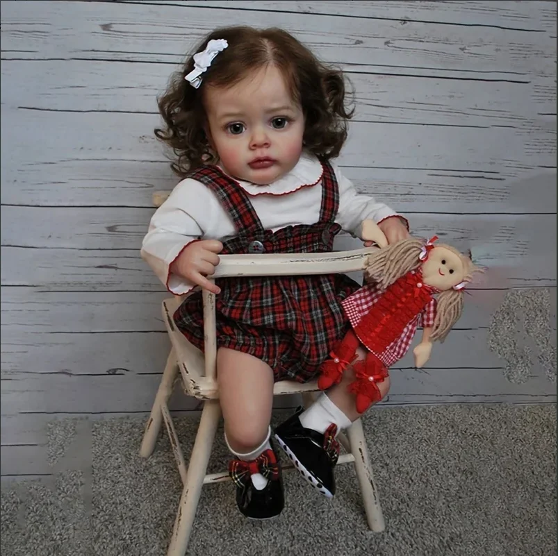 Zachte vinyl levensechte herboren babypop met realistische details Full Body Collectible Art Figure Gift