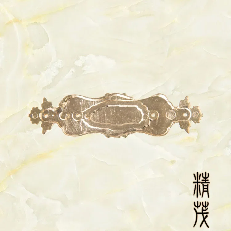 -917 Imitation Gold Alloy Flower Corner Sticker Wooden Box Wine Box Corner Decoration Corner Sticker