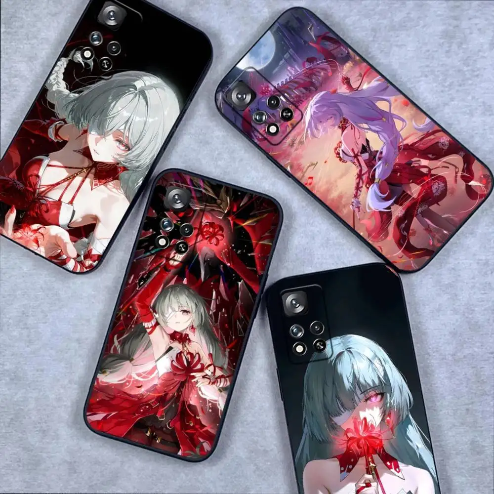 

Phrolova Wuthering Waves Phone Case For Samsung S 25,24,23,22,30,21,10,9,Ultra,Plus,Lite,FE,4,5G Black Soft Case