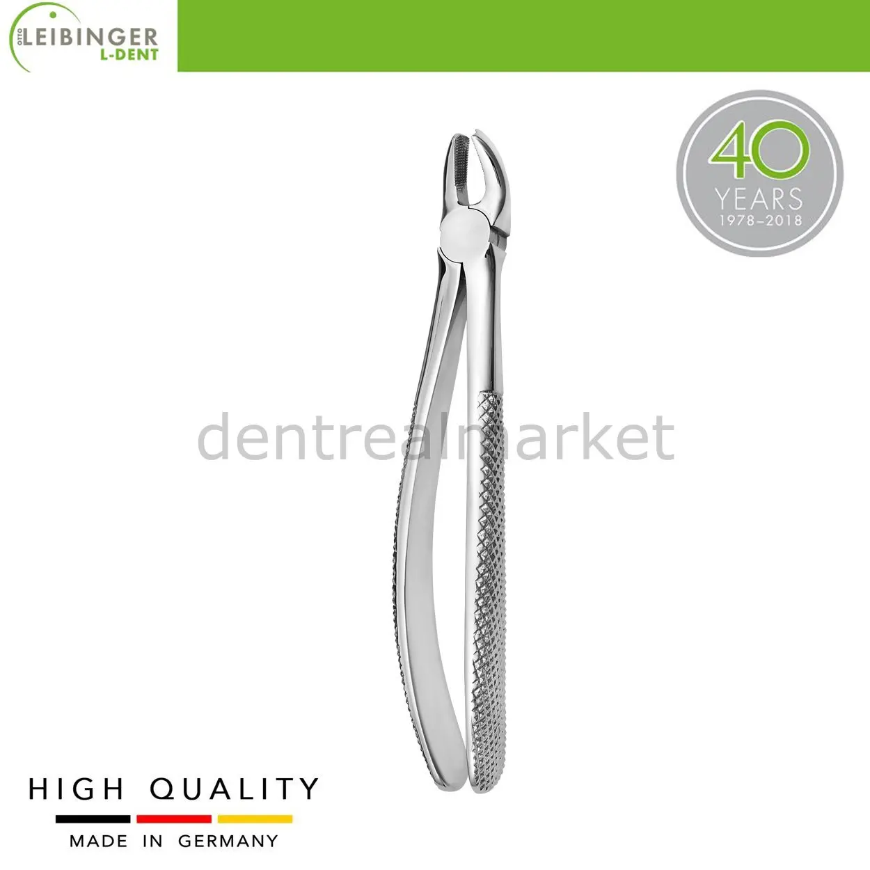 Otto Leibinger - Dental Extracting Forceps - Dental Tooth Extracting Forceps English Pattern - No.18