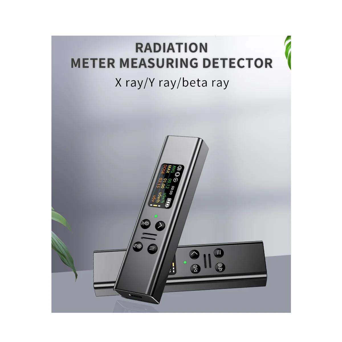 Nuclear Radiation Detector Geiger Counter Radioactive Marble Ionization Tester Personal Dose Electromagnetic Instrument