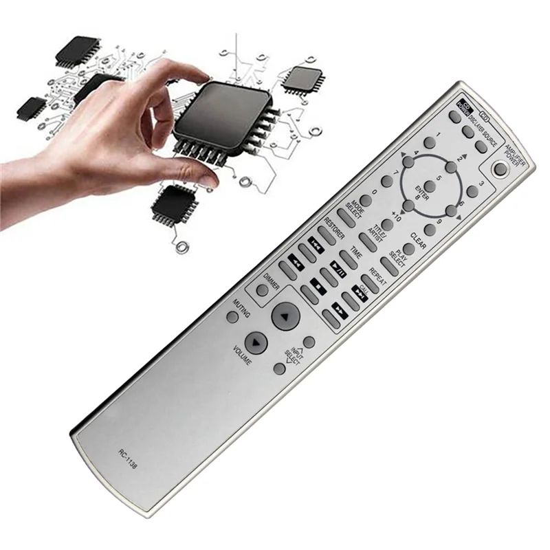 Denon AV レシーバー パワー アンプ コントローラー用 RC-1138 リモコンを交換してください-BTFL