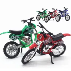 Simulated Motorcycle Model Sliding Function Off-road Vehicle Alloy Motocross Toy 1:18 Imulation Motorcycle Metal Toy Kids Toy