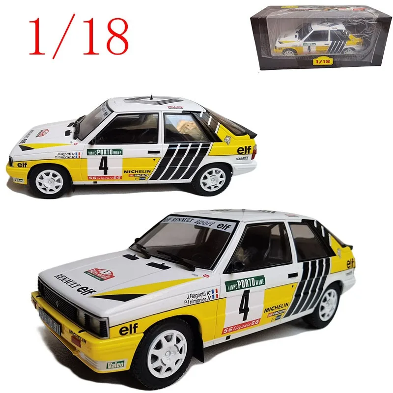 

Дефект IXO, литой под давлением масштаб 1/18 ‌ Рено11 Турбо # 4-й раллийный автомобиль с маленькими цинковыми вредителями, модель автомобиля из сплава, игрушки для мальчиков, подарок