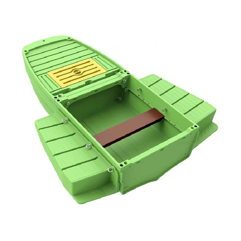 Car-mounted Foldable Plastic Boat PE Plastic Folding Boat 2.1m Fishing Boat