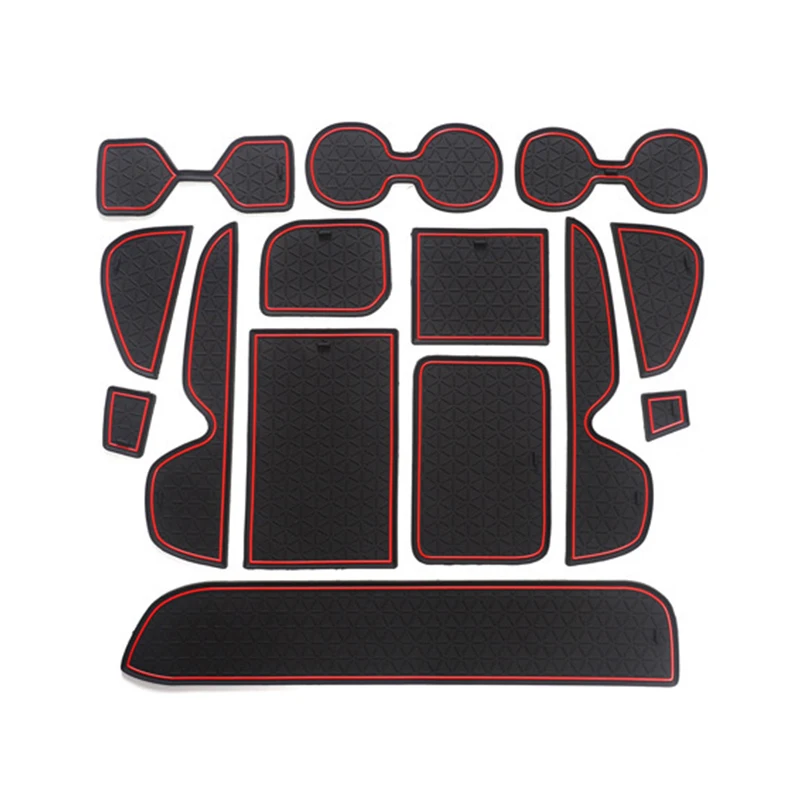 Non-slip Auto Interior Door Gate Pad Cup Coaster For Toyota RAV4 2019- 2021 2022 2023 2024 XA50 RAV 4 50 Car Slot Mat Accessorie
