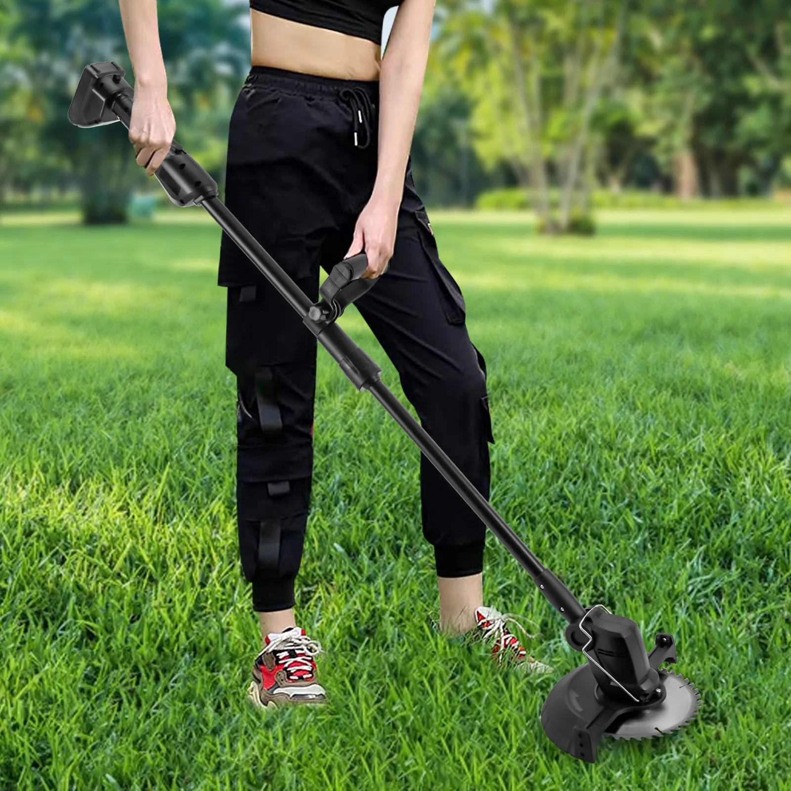 Electric Cordless Electric String Trimmer Lawn Edger Weed Wacker Cutter Grass Trimmer Kit