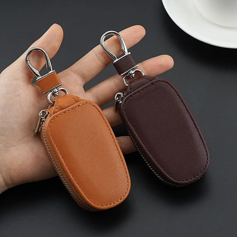 Car Key Bag for Men and Women Large Capacity Multi-function Universal Car Key Storage Bag Creative Simple Waist Hanging Buckle