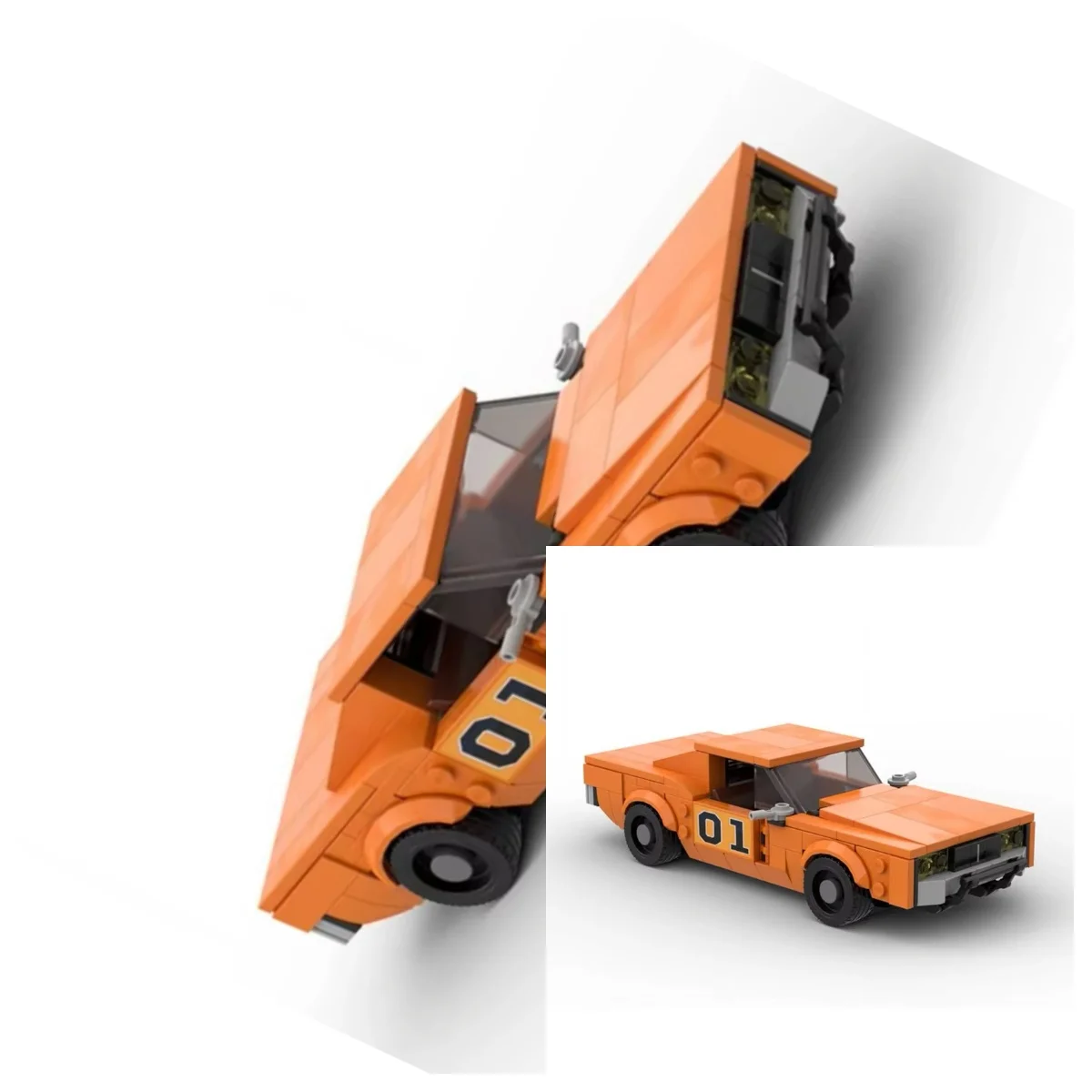 New HOt Championed The Epic Car General Lee Model Building Blocks Technology Bricks DIY Creative Assembly Kids Toys Gift