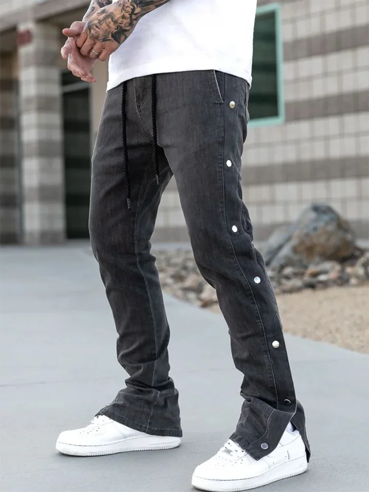 

Мужская мода Модные джинсы Брюки с мисками Мужские тонкие брюки Классические мужские брюки Джинсы Слезы Уличная одежда для мужчин Мешковатые