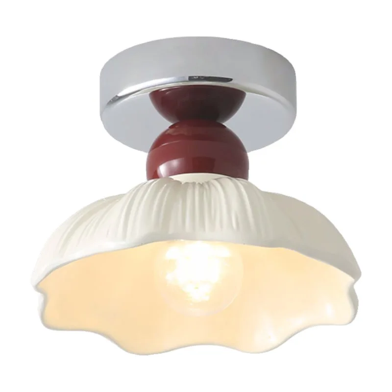 

Cream wind aisle ceiling light wabi-sabi wind entrance corridor balcony light French retro entrance foyer light