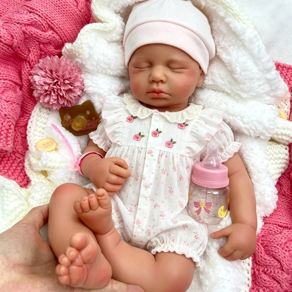 50cm Visible Veins Loulou Silicone Reborn Doll Fine Realistic Details Soft Full Body Calming Doll for Dementia Care and Memory Support view 8