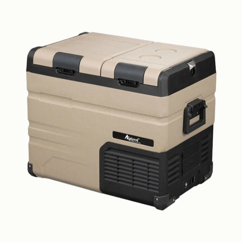Refrigerador Portátil para Auto TA35 12V/24V, Mini Nevera Congeladora de Doble Uso para Auto y Hogar, Ideal para Camping, Dormitorios y Viajes