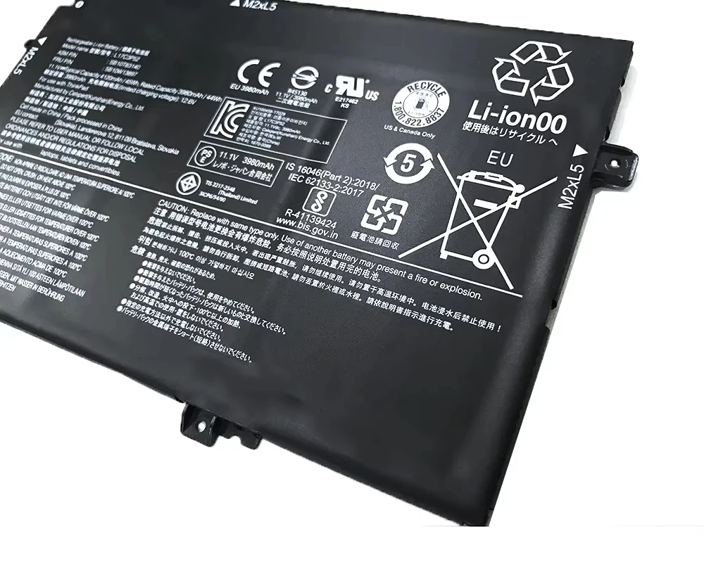 7XINbox L17C3P52 L17M3P53 L17M3P54 L17L3P52 45Wh 4120mAh Laptop Battery For Lenovo ThinkPad L480 L480-20LT L580 L580-20LX Series