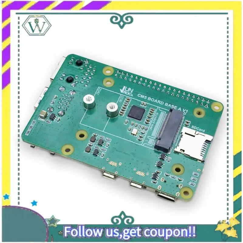 NEW Raspberry Pi CM5 Basic Expansion Board Type A CM5 BOARD BASE A V1 Compute Module 5 IO Base Board