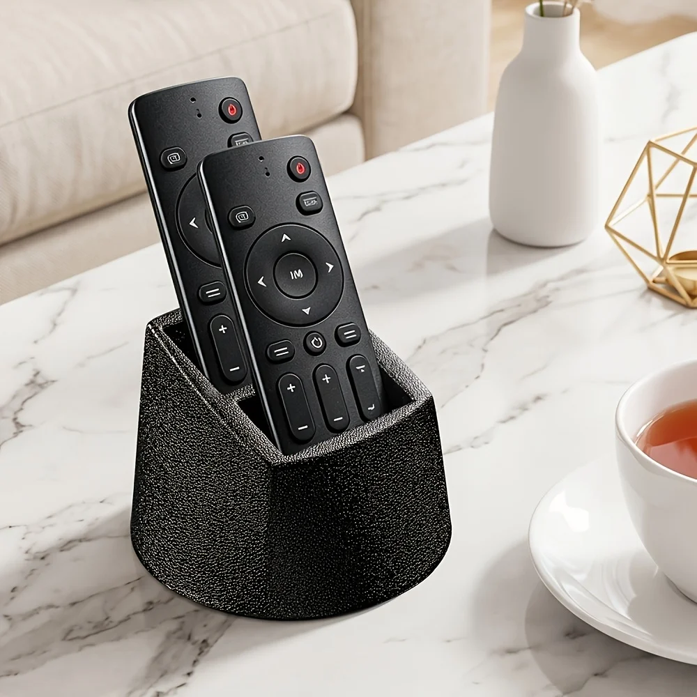 Thickened Plastic Remote Control Storage Case, Drop-Proof Desktop Base Organizer For Household Remotes