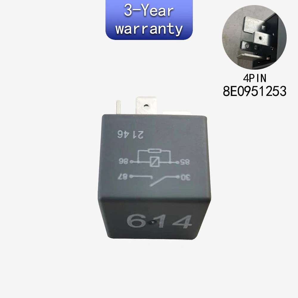 614 Relay For VW Touareg Multivan Phaeton Audi A6L A4 S4 TT A8 S8 Q7 R8 RS4 A2 8E0951253
