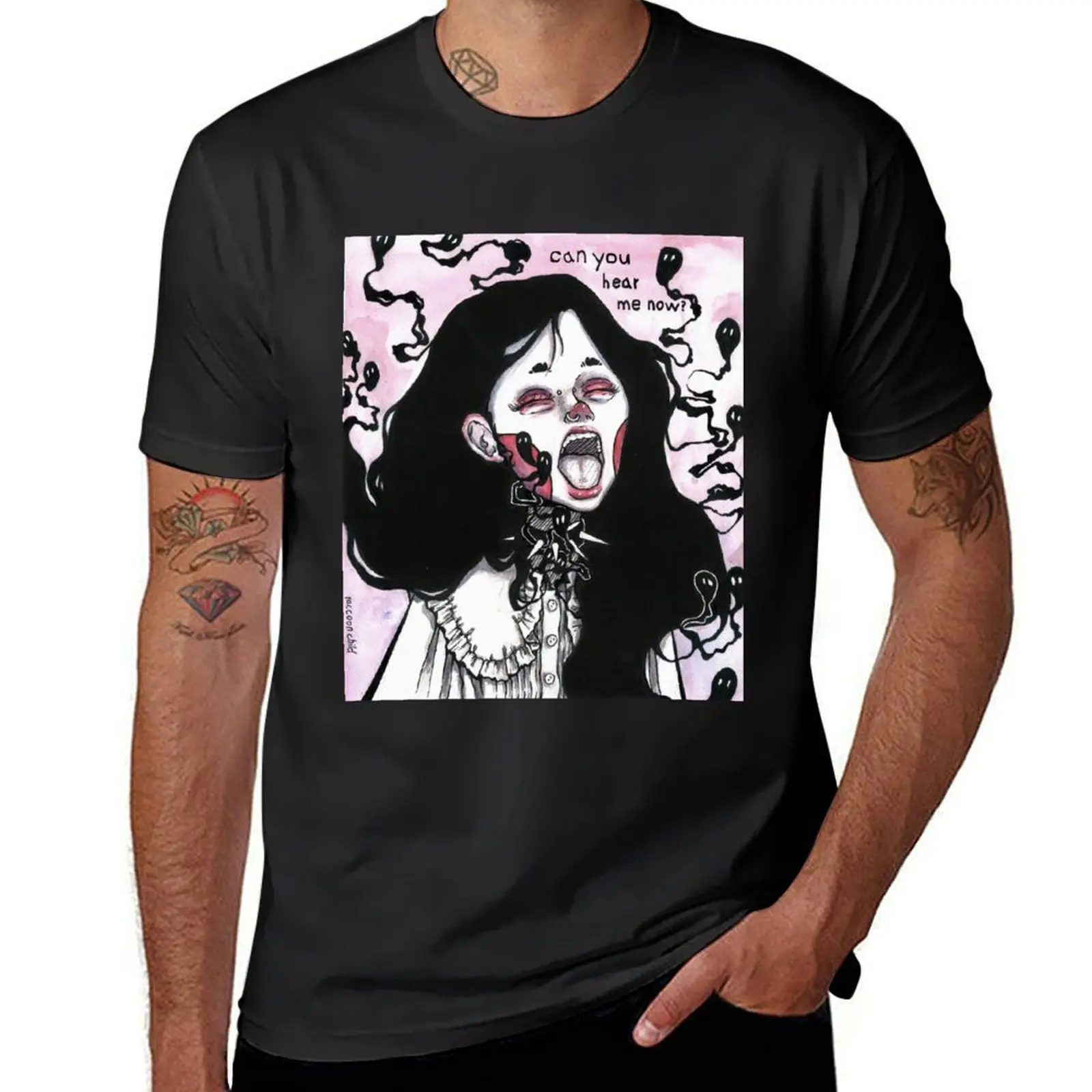 Футболка с надписью «вы слышите меня», тяжелые весы, Быстросохнущий летний топ funnys, одежда для мужчин