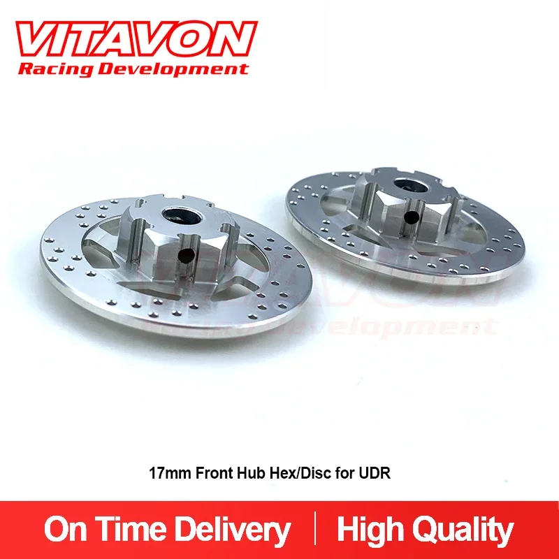 

VITAVON Redesigned CNC alu7075 17mm Front Hub Hex/Disc