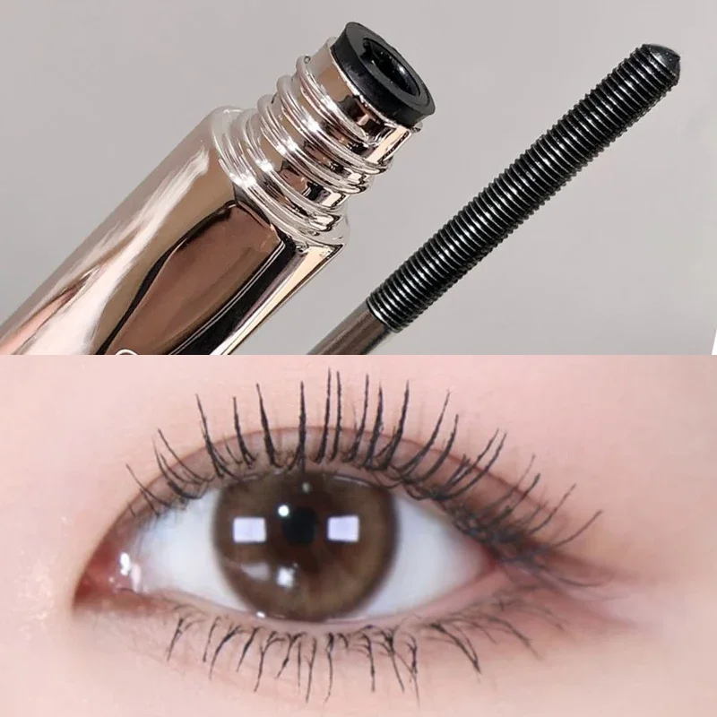 Lasting Curling Metal Iron Mascara Waterproof Non-smudging Volumizing Silk Fiber Mascara Quick Drying Eyelash Extensions Mascara