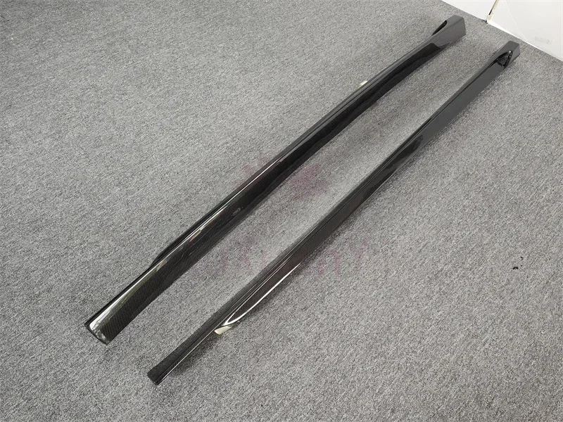 True carbon fiber LD style side skirt body kit for BMW F96 X6M F96 car exterior parts Side skirts Car body parts F96 Side lips