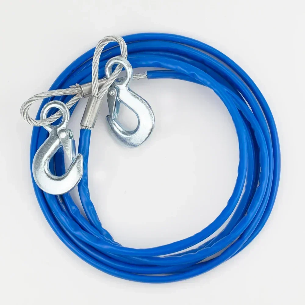 حبل سحب السيارة من أسلاك الفولاذ ، حزام السحب ، عاكس ، طوارئ لمركبات الطرق الوعرة