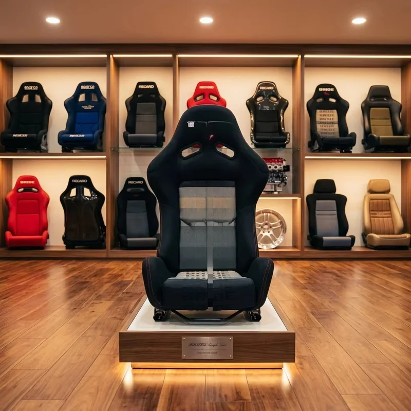 Auto Parts JBR1020 Fiberglass Back Semi Bucket Racing Seat Factory Ready To Ship For Modified Cars Racing Simulator