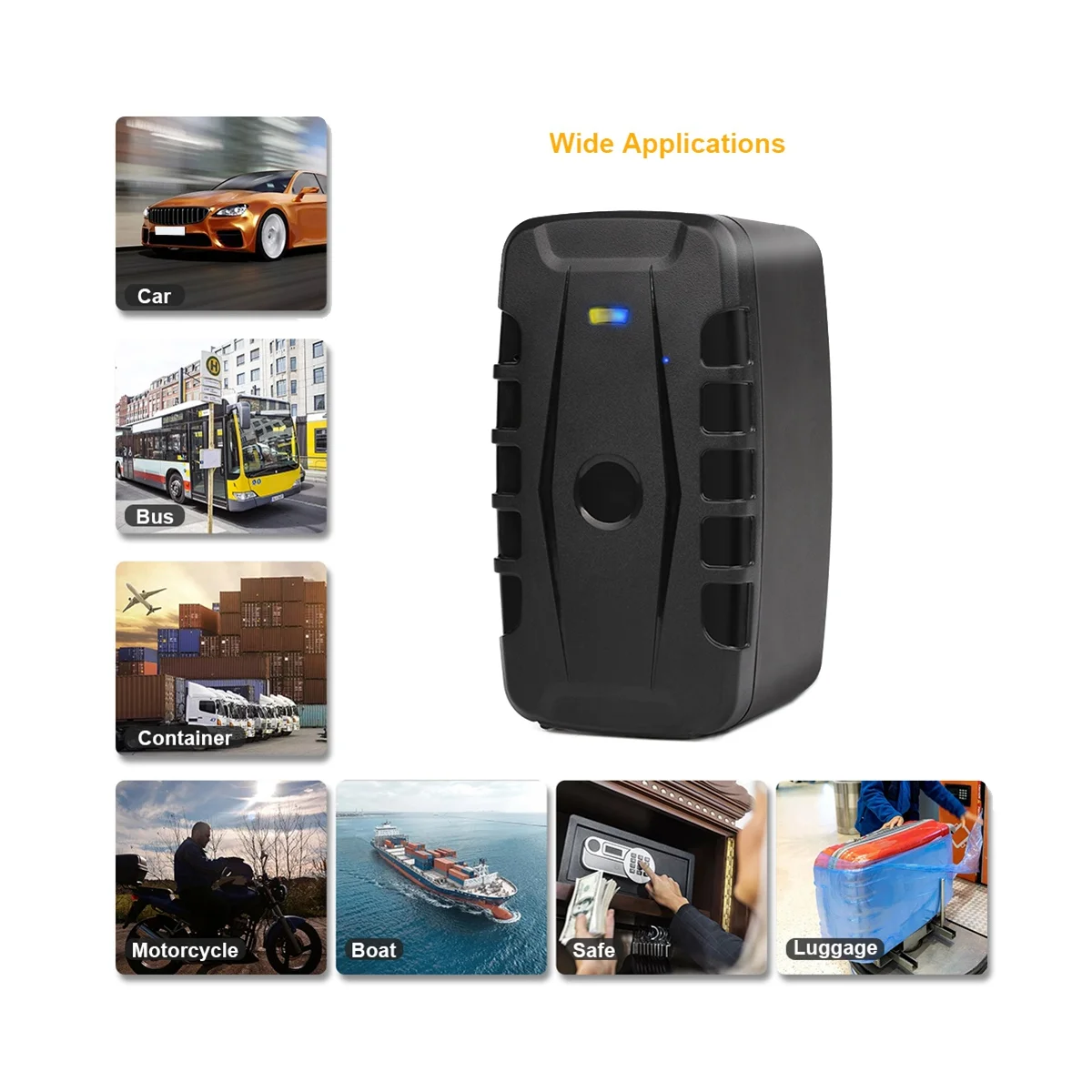 

GPS Tracker Car 20000MAh 240 Day Standby Vehicle Car Tracker Waterproof GPS Locator Tracker Magnets Drop Shock Alarm