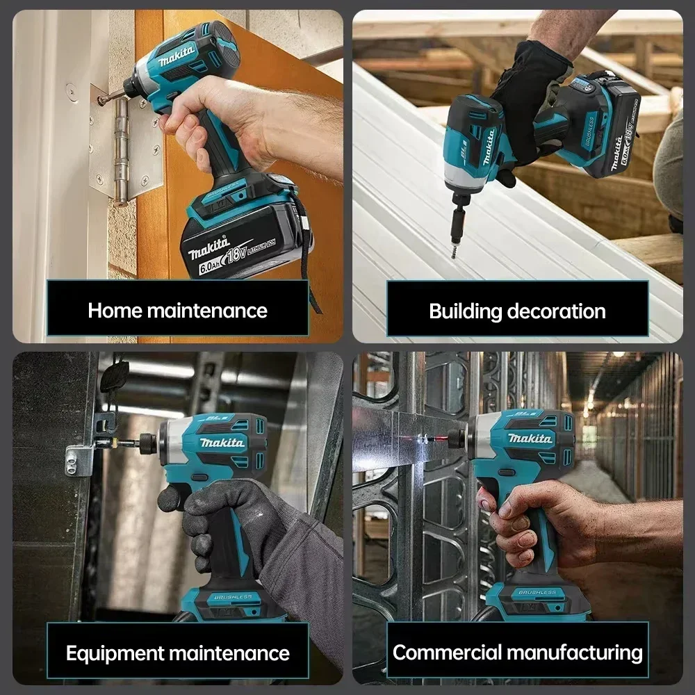 🔋🔥100% Makita DTD173 Cordless Screwdriver Electric Key Wrench Torque Toos Impact Gun Power Tools Wireless Drill