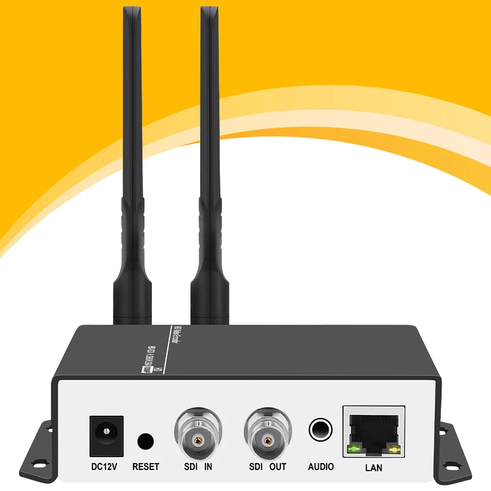 HEVC H.265 H.264 SD /HD /3G SDI to IP Live Streaming Video Audio Encoder SRT, HLS, RTSP, RTMP, UDP, ONVIF, RTMPS