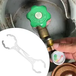 Pressure Reducing Valve Wrench Labor Saving Multifunctional Metal Hex Head Bolts Removal Wrench Hand Tool Gas Cylinder Wrench