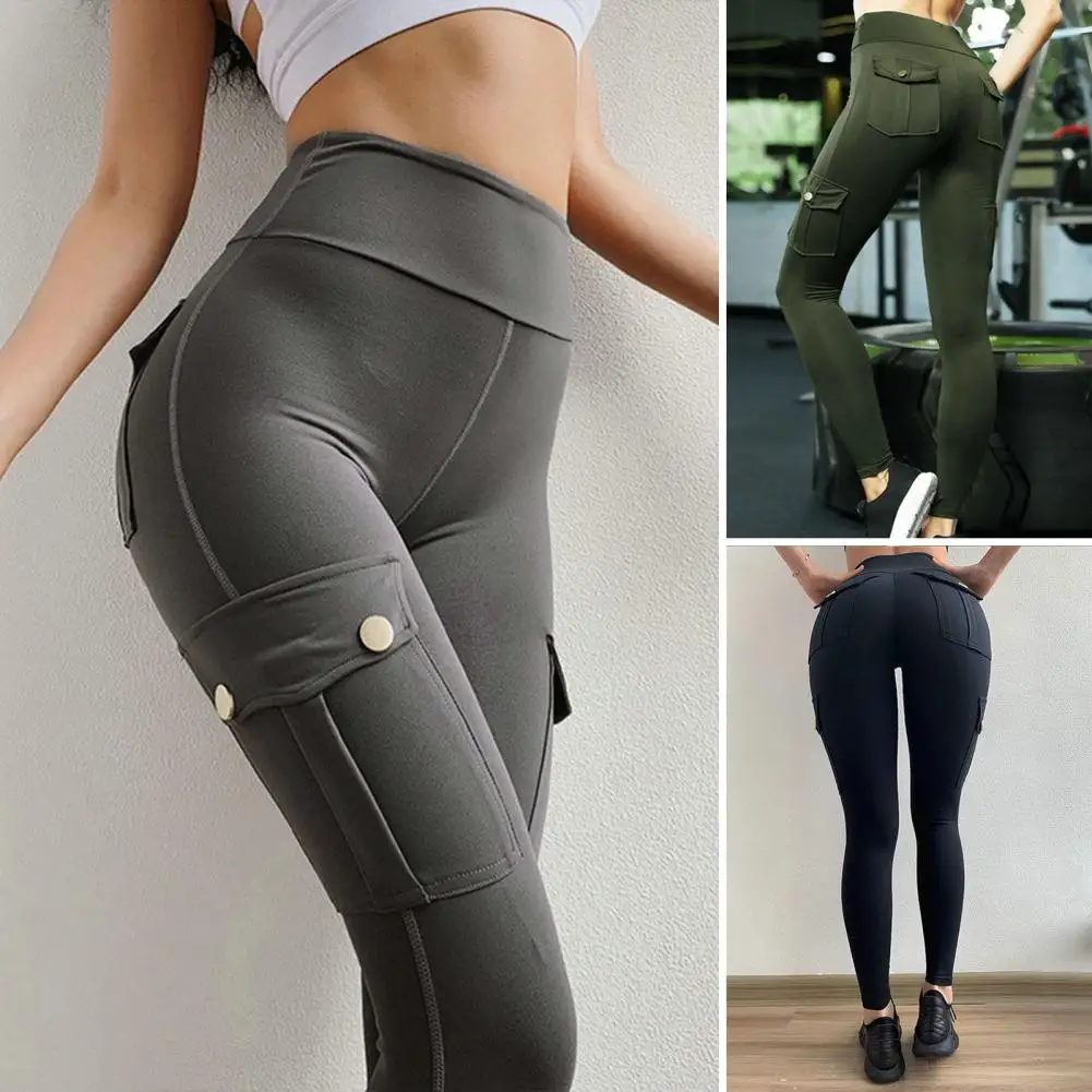 

Women Yoga Pants Women's High Waist Seamless Yoga Pants with Pockets for Hip Lifting Slimming Gym Leggings for Fitness Workouts